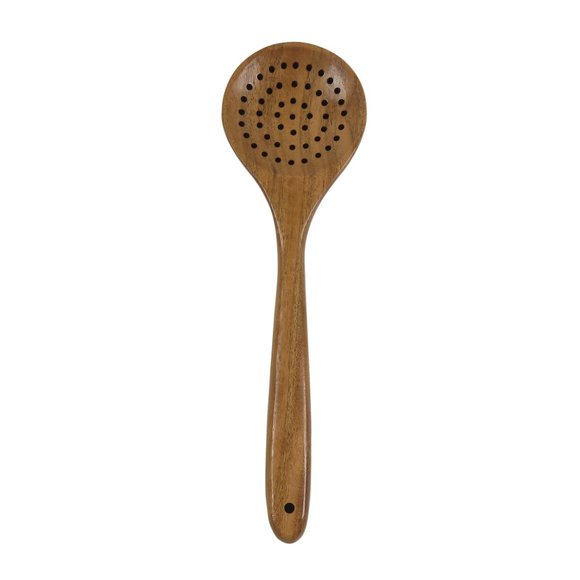Oussum Cooking Kitchen Utensils Wood 6 Spoons Set Acacia Wooden Spoons & Holder - Picture 8 of 16